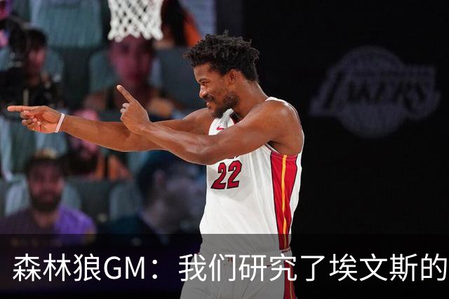 森林狼GM：我们研究了埃文斯的每次三分投篮 相信其技术能对接NBA
